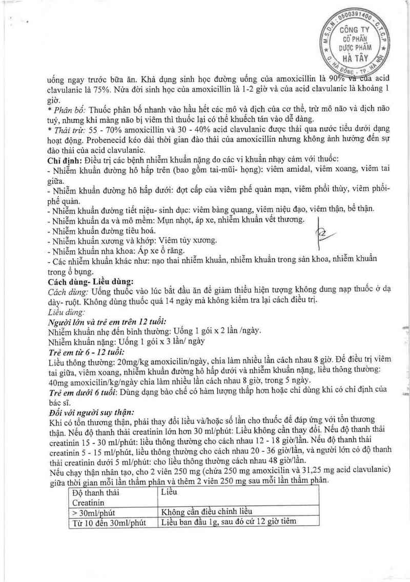 thông tin, cách dùng, giá thuốc Aukamox - ảnh 2
