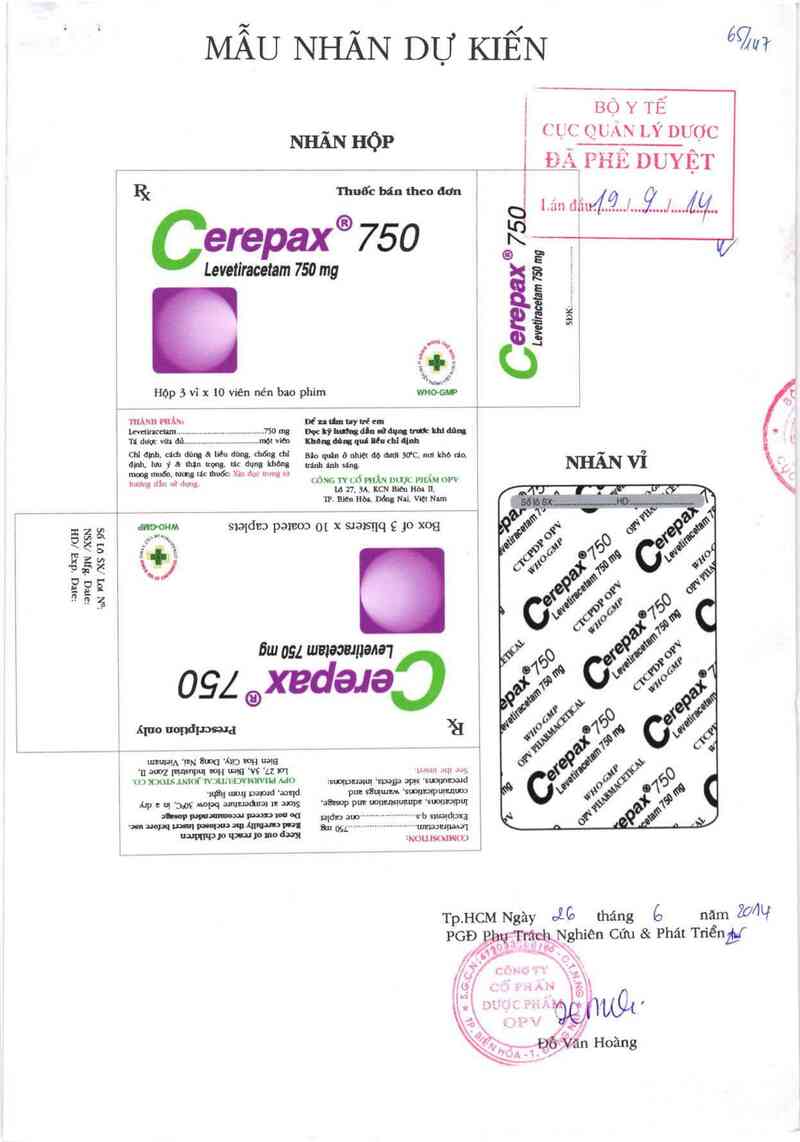 thông tin, cách dùng, giá thuốc Cerepax 750 - ảnh 0