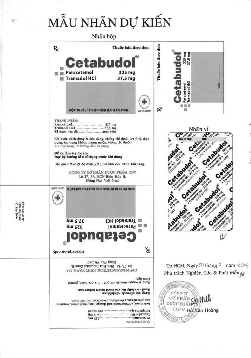 thông tin, cách dùng, giá thuốc Cetabudol - ảnh 1