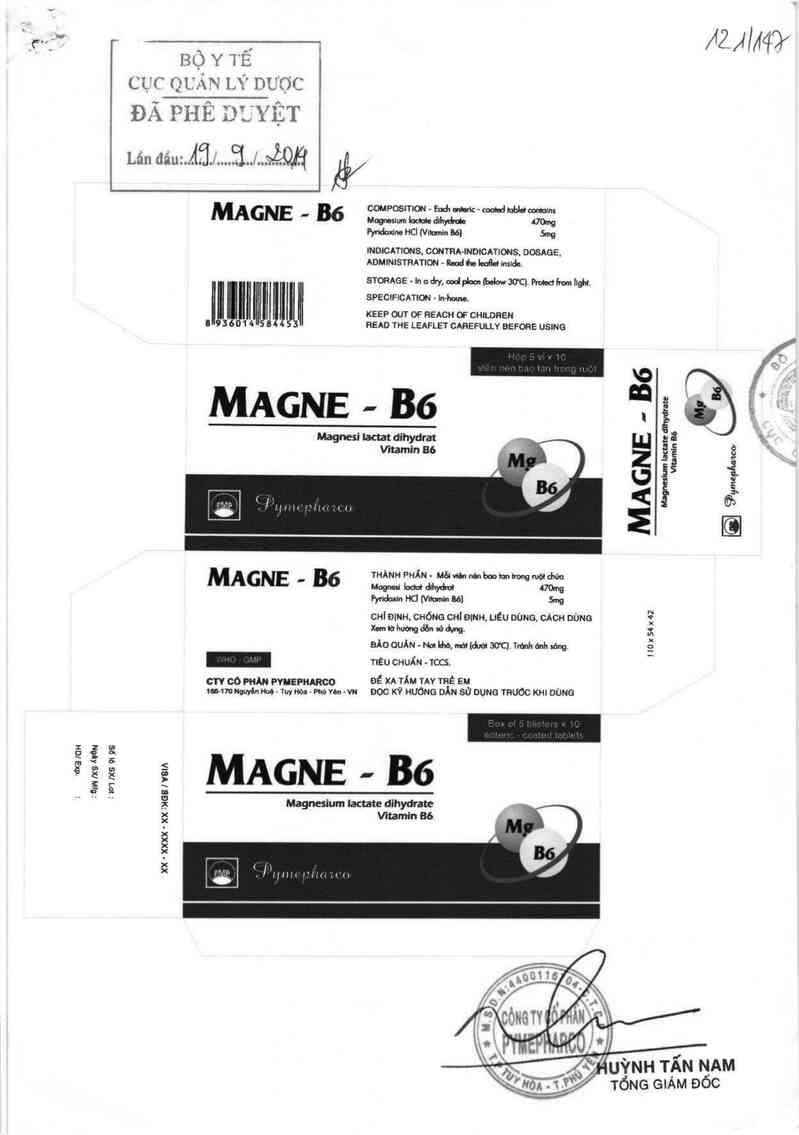 thông tin, cách dùng, giá thuốc Magne - B6 - ảnh 0