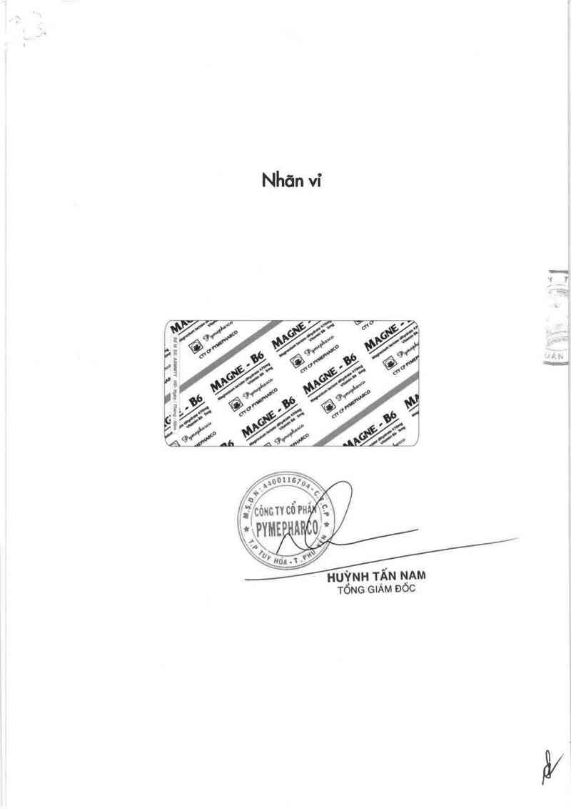 thông tin, cách dùng, giá thuốc Magne - B6 - ảnh 1