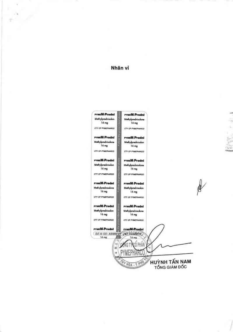 thông tin, cách dùng, giá thuốc Pyme M-Predni - ảnh 1