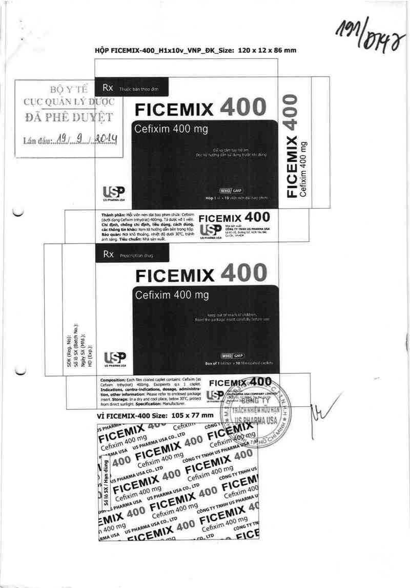 thông tin, cách dùng, giá thuốc Ficemix 400 - ảnh 0