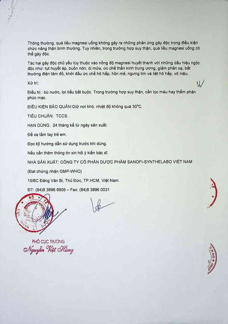 thông tin, cách dùng, giá thuốc Magne B6 Corbiere - ảnh 5