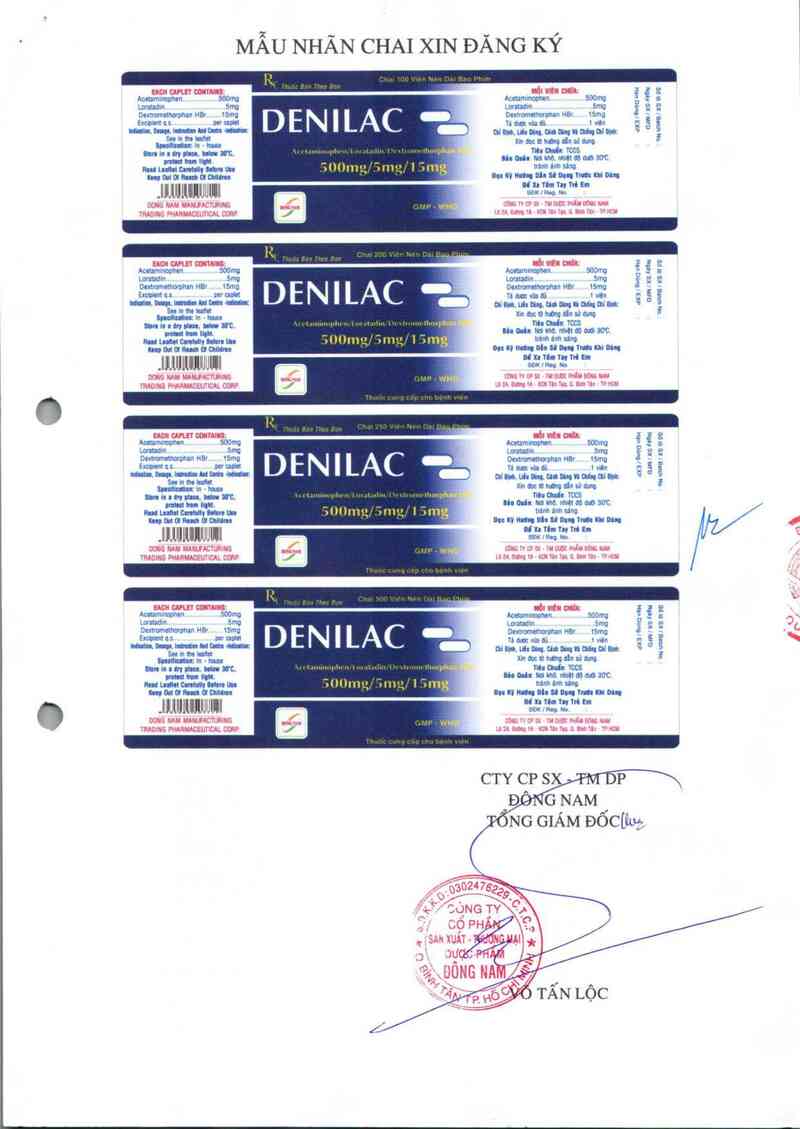 thông tin, cách dùng, giá thuốc Denilac - ảnh 1