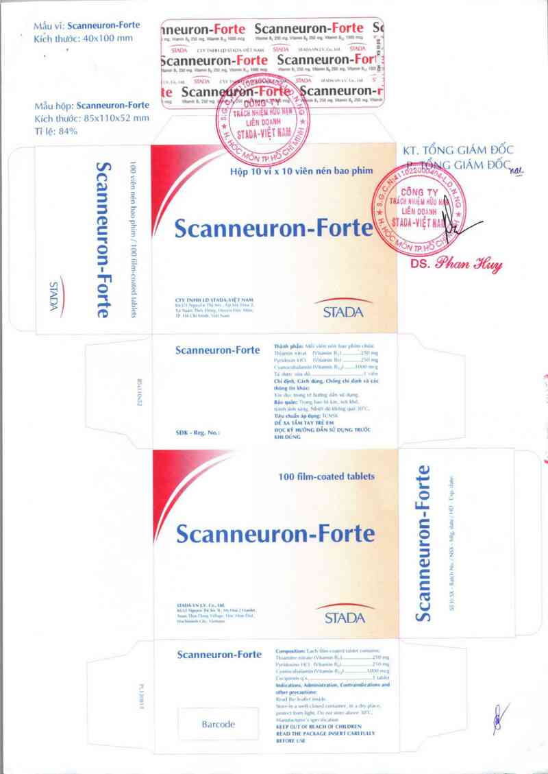 thông tin, cách dùng, giá thuốc Scanneuron-Forte - ảnh 2