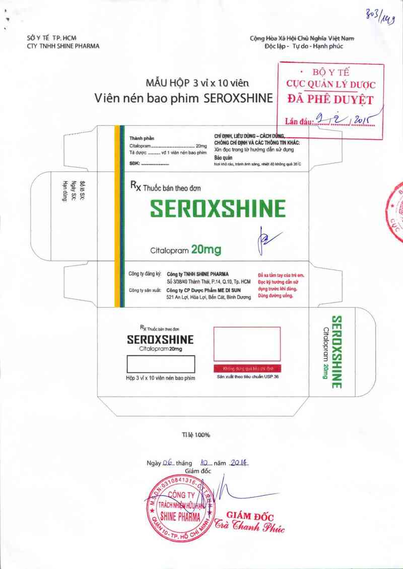 thông tin, cách dùng, giá thuốc Seroxshine - ảnh 0