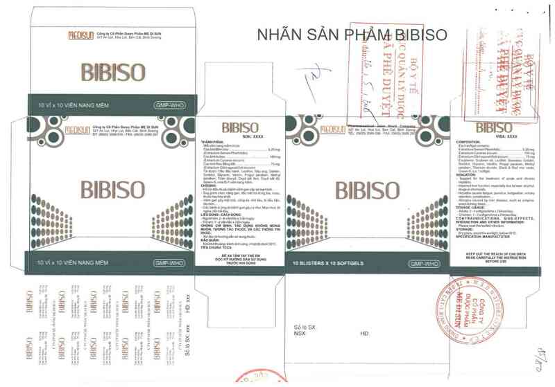 thông tin, cách dùng, giá thuốc Bibiso - ảnh 0