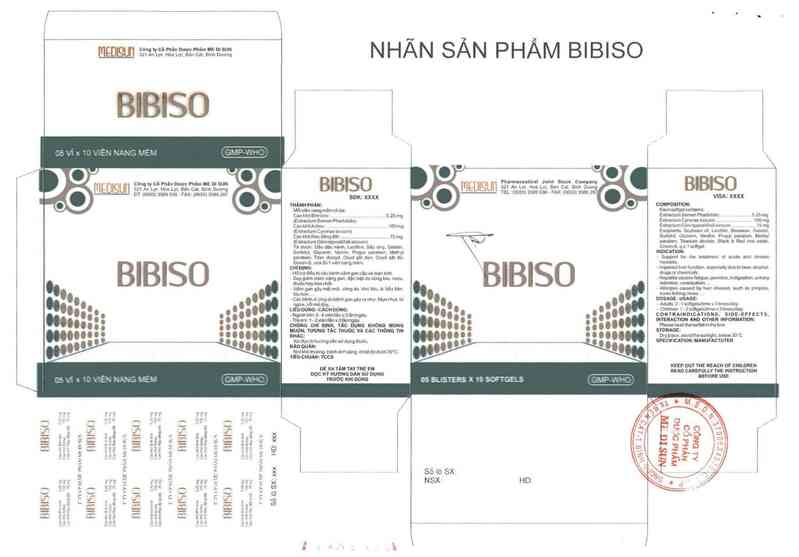 thông tin, cách dùng, giá thuốc Bibiso - ảnh 1