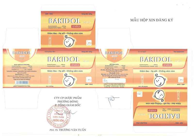 thông tin, cách dùng, giá thuốc Bakidol Extra 250/2 - ảnh 3