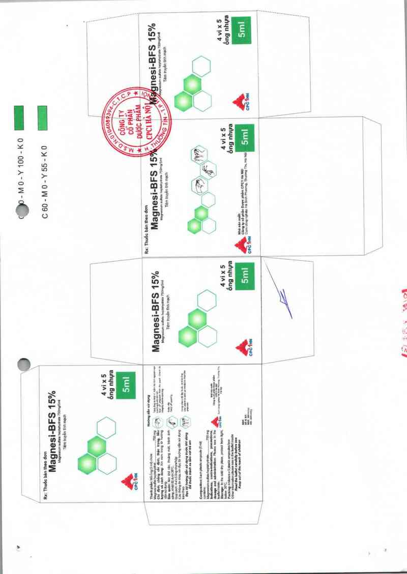 thông tin, cách dùng, giá thuốc Magnesi-BFS 15% - ảnh 1