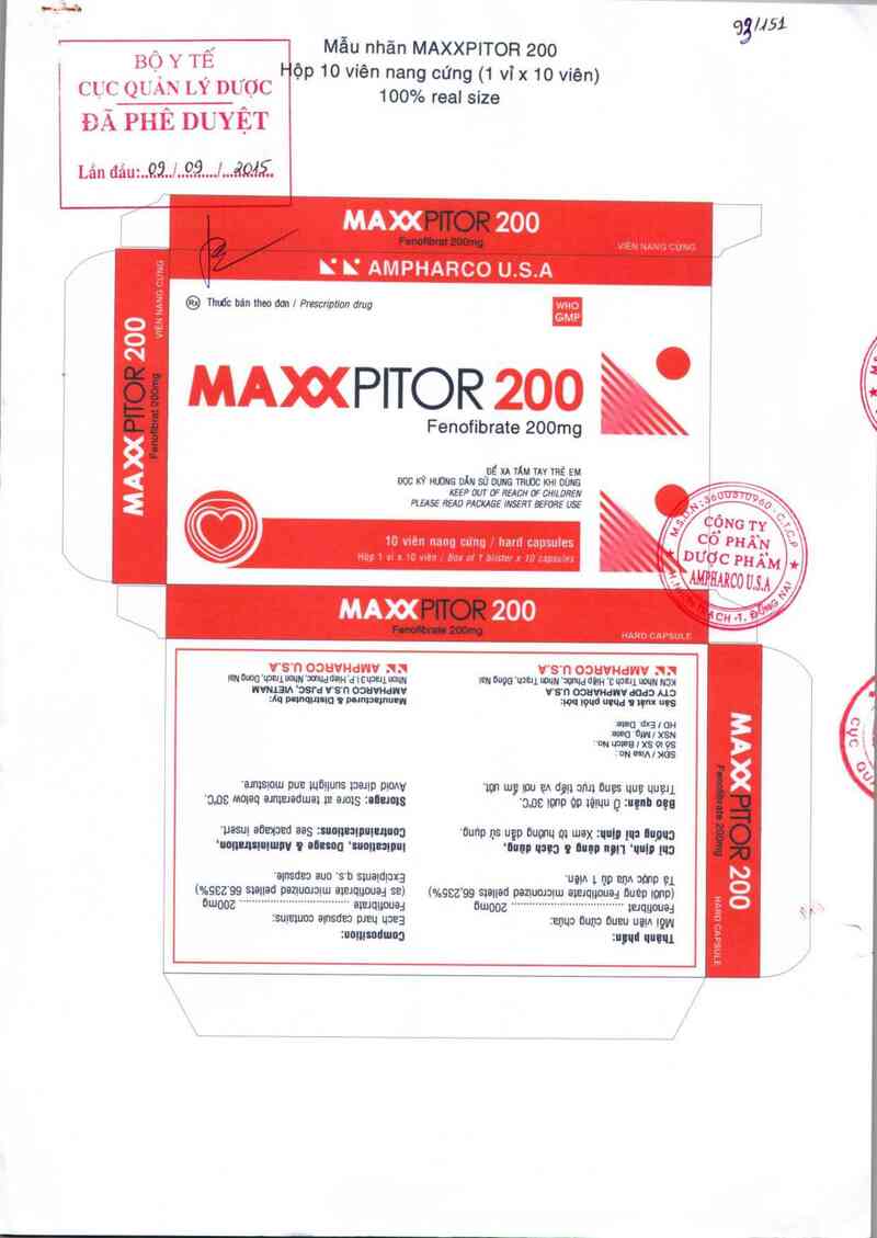 thông tin, cách dùng, giá thuốc Maxxpitor 200 - ảnh 0