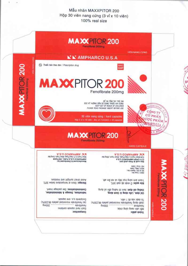 thông tin, cách dùng, giá thuốc Maxxpitor 200 - ảnh 1