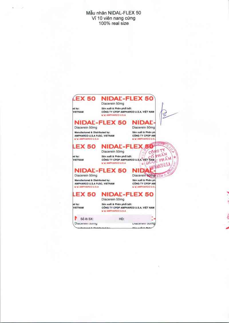 thông tin, cách dùng, giá thuốc Nidal-Flex 50 - ảnh 3