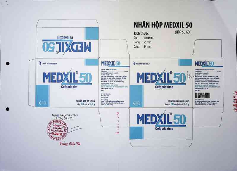 thông tin, cách dùng, giá thuốc Medxil 50 - ảnh 3