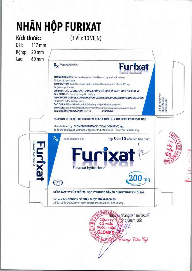 thông tin, cách dùng, giá thuốc Furixat - ảnh 1