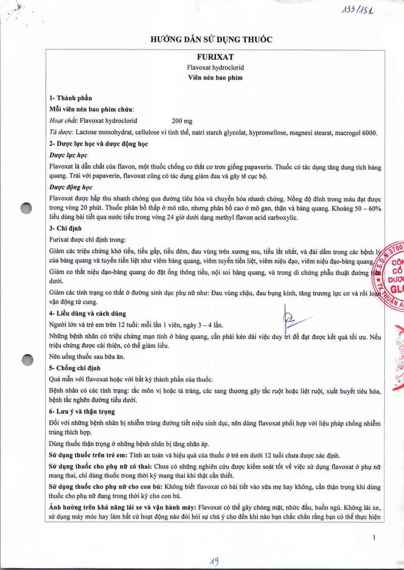 thông tin, cách dùng, giá thuốc Furixat - ảnh 2