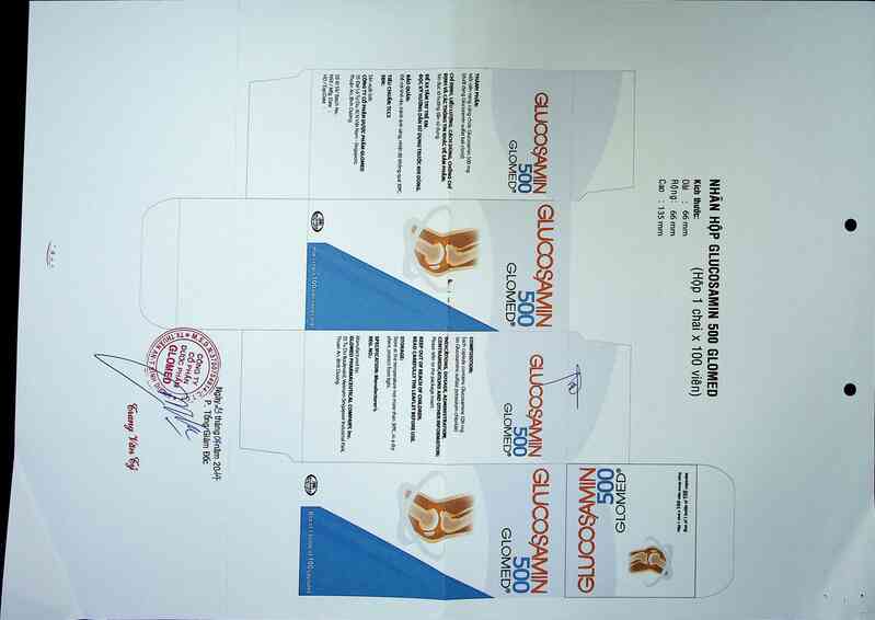 thông tin, cách dùng, giá thuốc Glucosamin 500 Glomed - ảnh 4