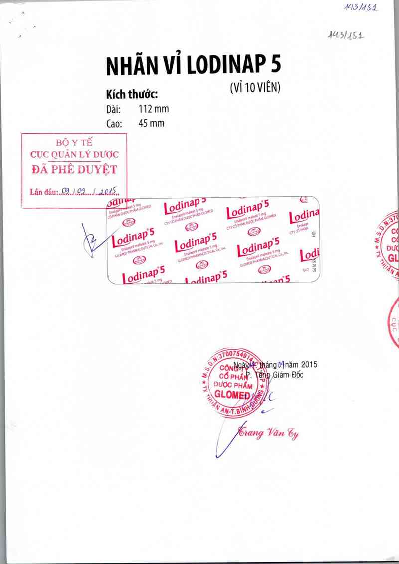 thông tin, cách dùng, giá thuốc Lodinap 5 - ảnh 0
