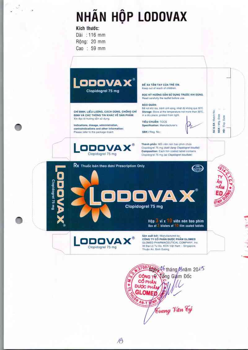 thông tin, cách dùng, giá thuốc Lodovax - ảnh 1