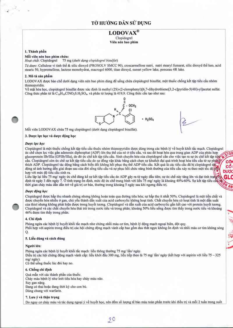 thông tin, cách dùng, giá thuốc Lodovax - ảnh 2