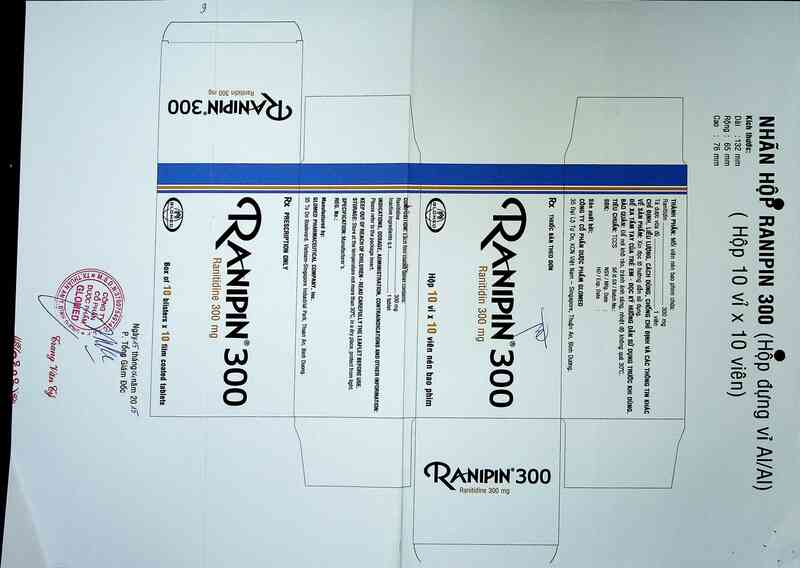 thông tin, cách dùng, giá thuốc Ranipin 300 - ảnh 2