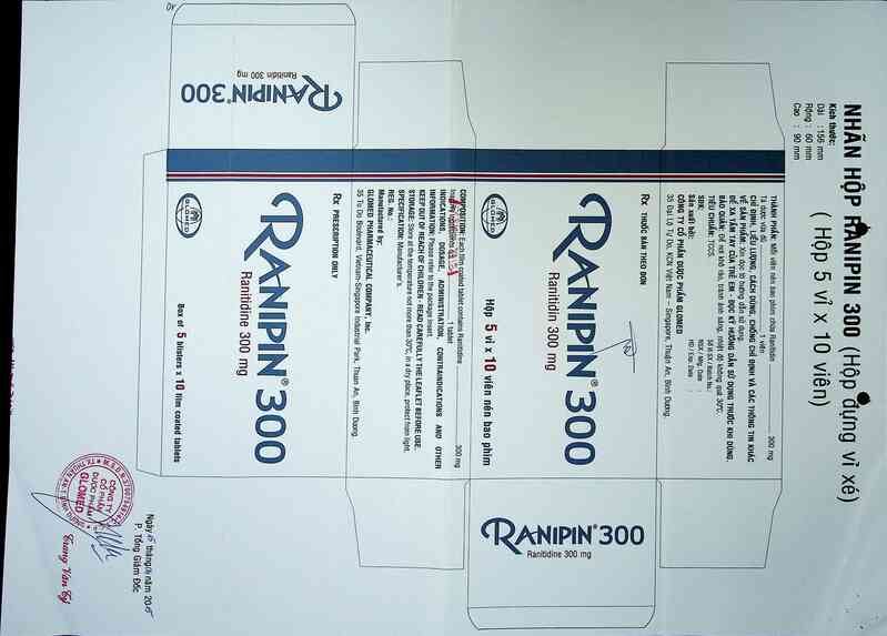 thông tin, cách dùng, giá thuốc Ranipin 300 - ảnh 6
