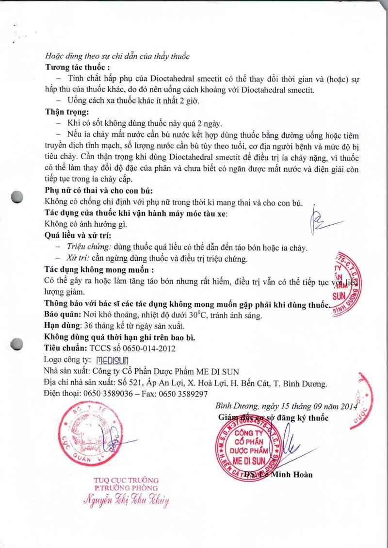 thông tin, cách dùng, giá thuốc Medismetit - ảnh 2