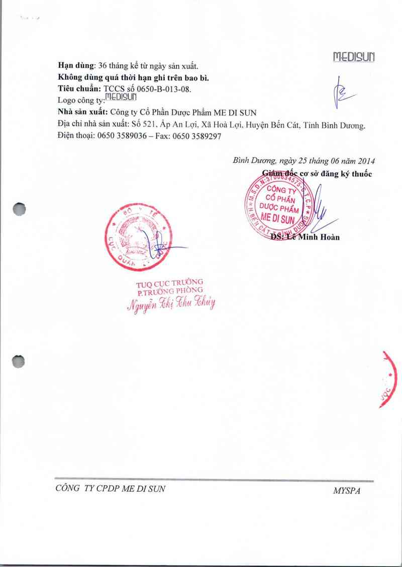 thông tin, cách dùng, giá thuốc Myspa - ảnh 3