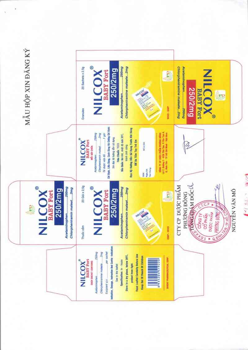 thông tin, cách dùng, giá thuốc Nilcox Baby Fort 250/2 mg - ảnh 2