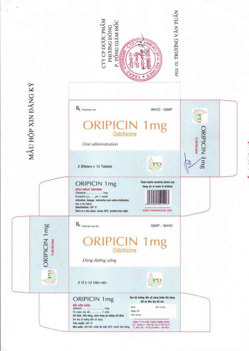 thông tin, cách dùng, giá thuốc Oripicin 1 mg - ảnh 2