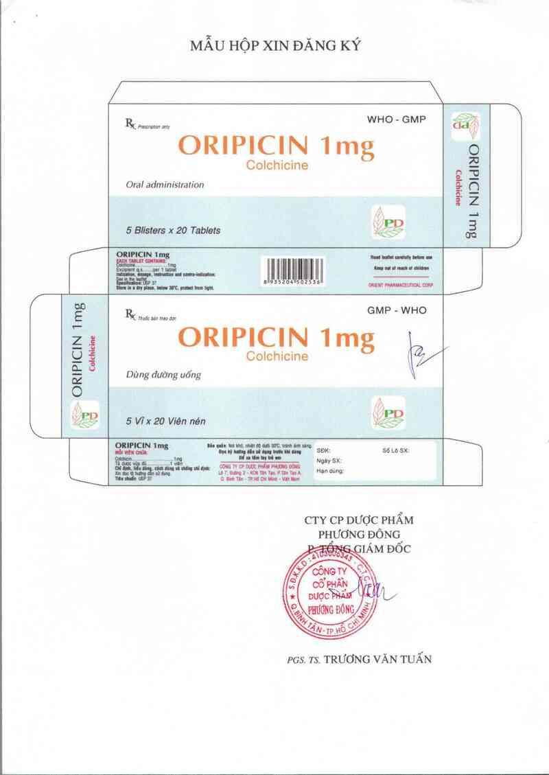 thông tin, cách dùng, giá thuốc Oripicin 1 mg - ảnh 8