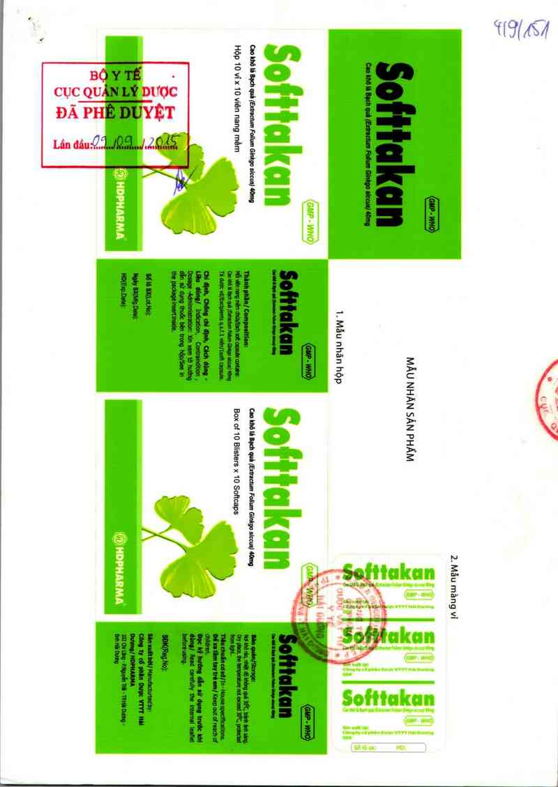 thông tin, cách dùng, giá thuốc Softtakan - ảnh 0