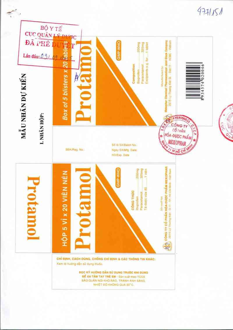 thông tin, cách dùng, giá thuốc Protamol - ảnh 0