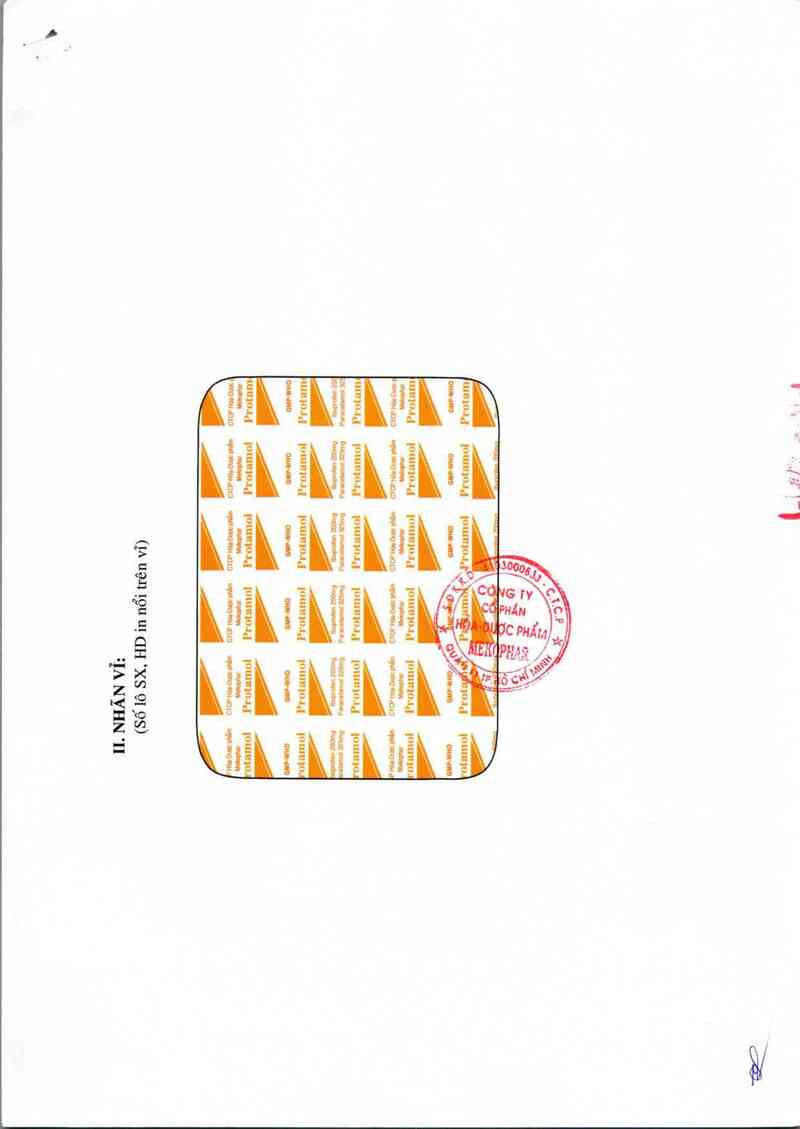 thông tin, cách dùng, giá thuốc Protamol - ảnh 1