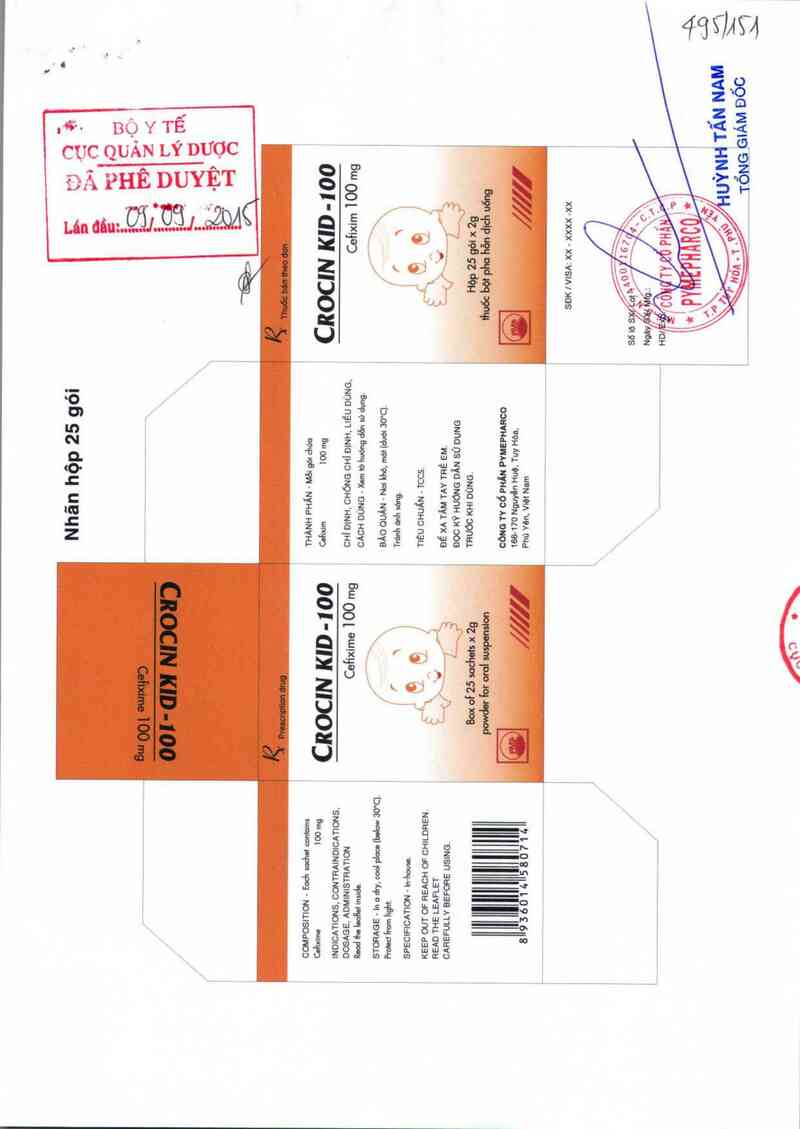 thông tin, cách dùng, giá thuốc Crocin Kid - 100 - ảnh 0