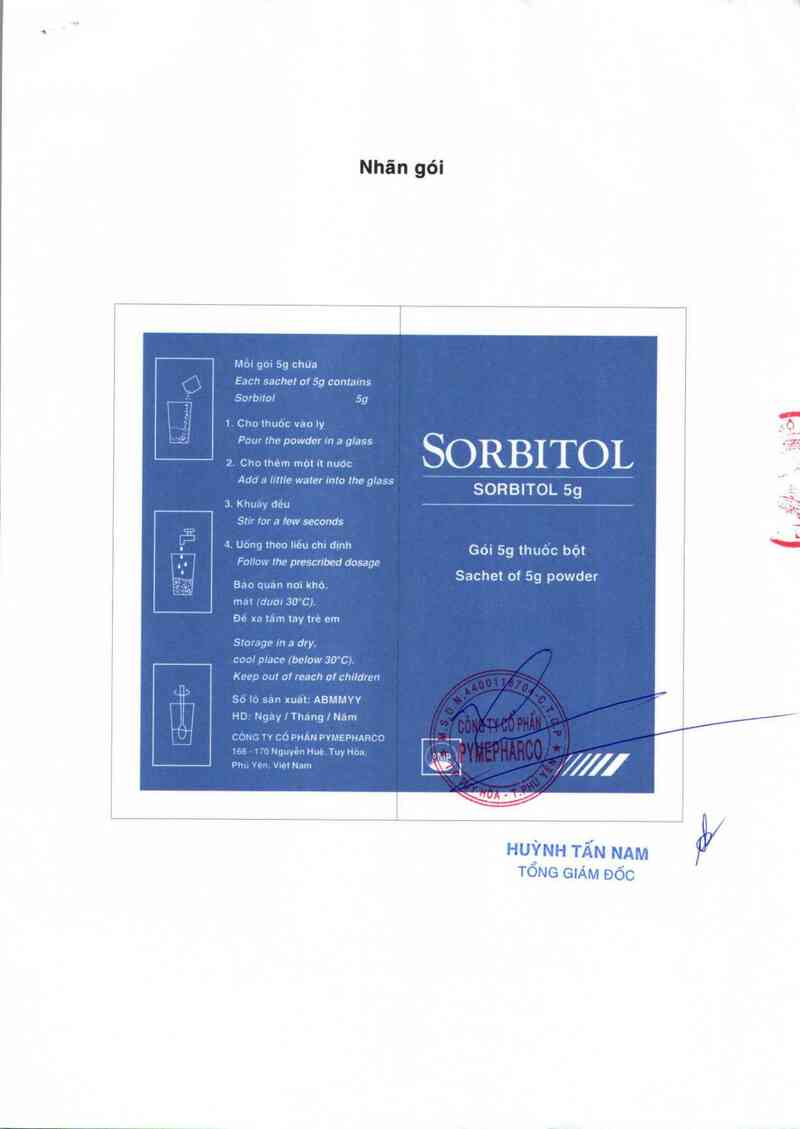 thông tin, cách dùng, giá thuốc Sorbitol - ảnh 1