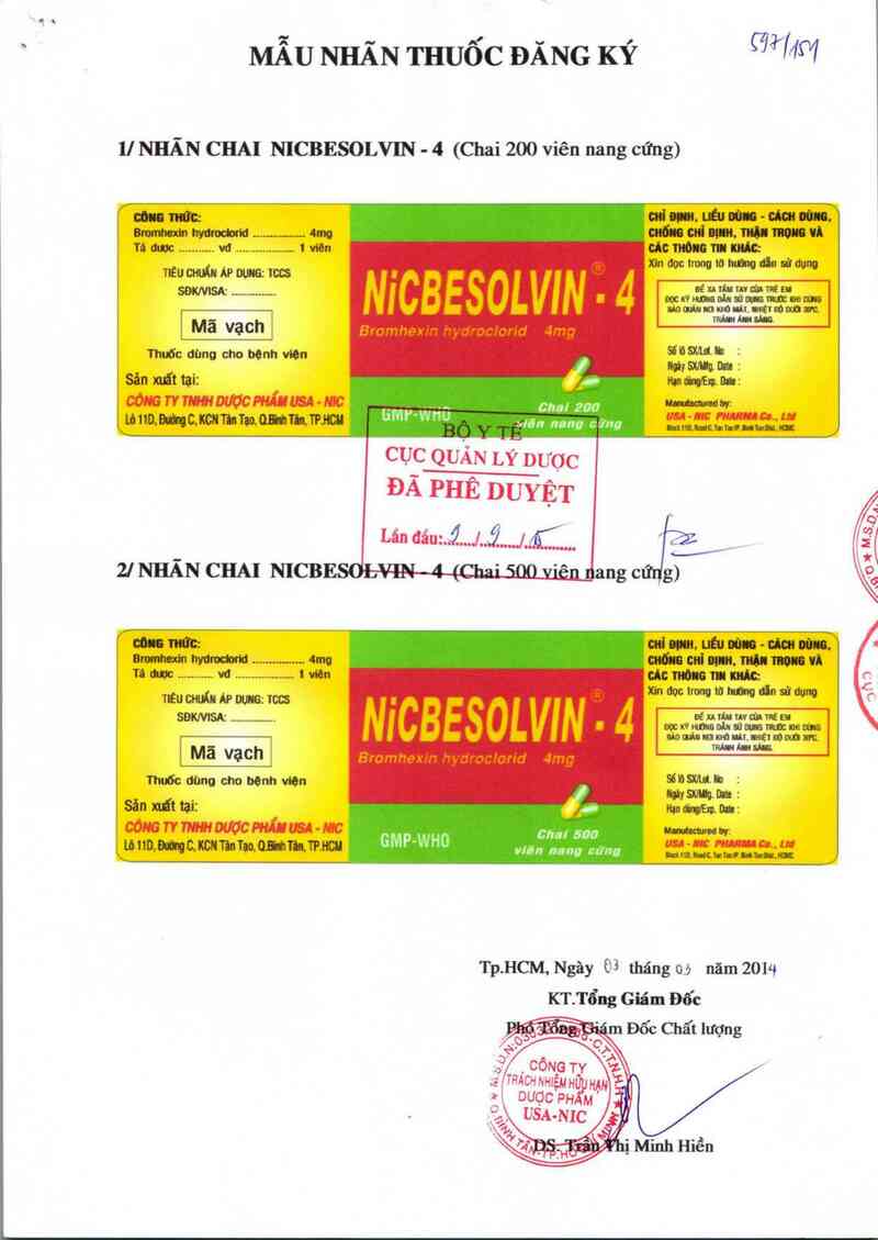 thông tin, cách dùng, giá thuốc Nicbesolvin - 4 - ảnh 0