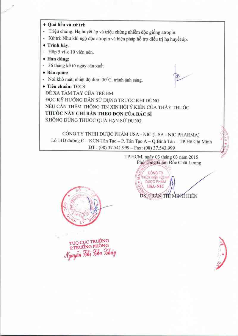 thông tin, cách dùng, giá thuốc Nic-Spa - ảnh 3