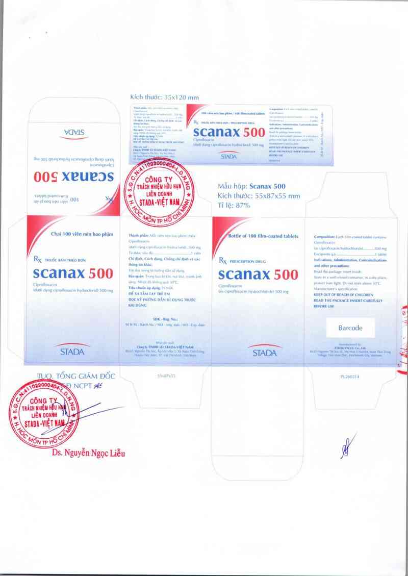thông tin, cách dùng, giá thuốc Scanax 500 - ảnh 1