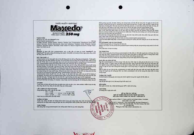thông tin, cách dùng, giá thuốc Maxedo - ảnh 5