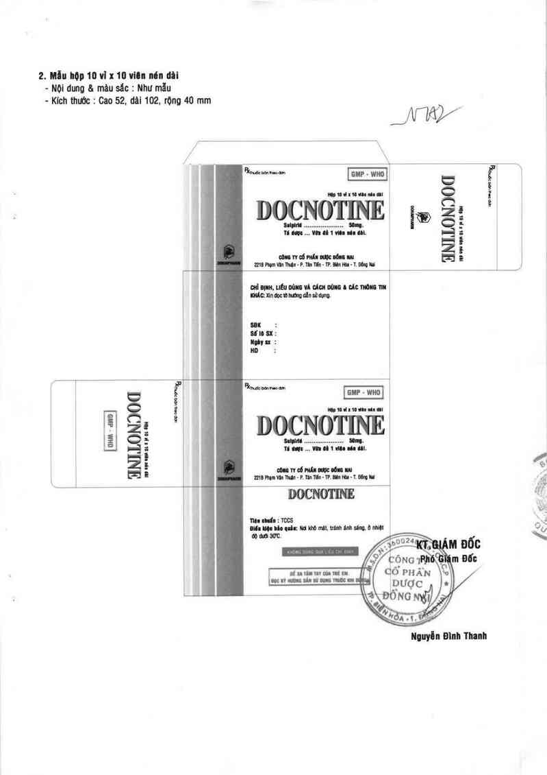 thông tin, cách dùng, giá thuốc Docnotine - ảnh 1