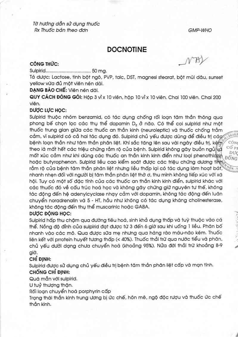 thông tin, cách dùng, giá thuốc Docnotine - ảnh 4