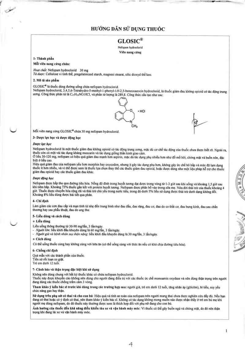 thông tin, cách dùng, giá thuốc Glosic - ảnh 2