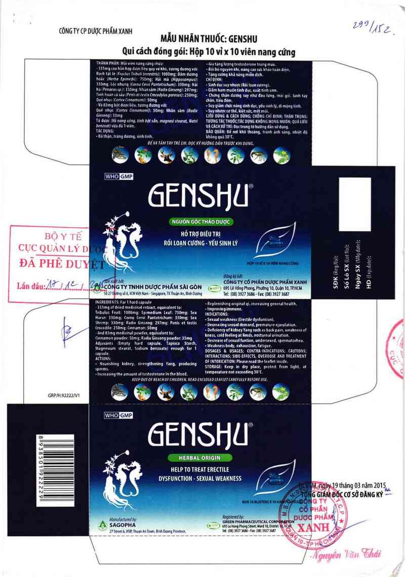 thông tin, cách dùng, giá thuốc Genshu - ảnh 0