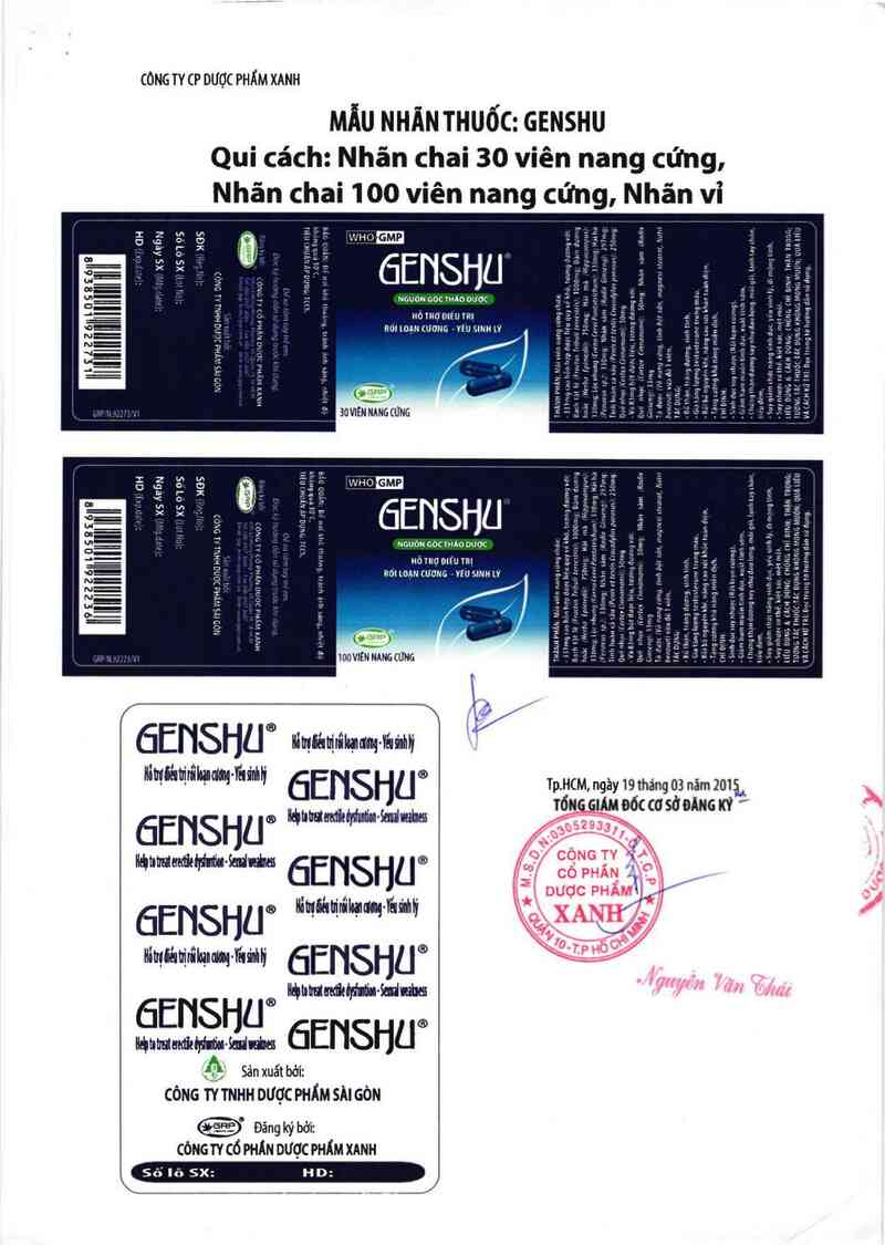 thông tin, cách dùng, giá thuốc Genshu - ảnh 4