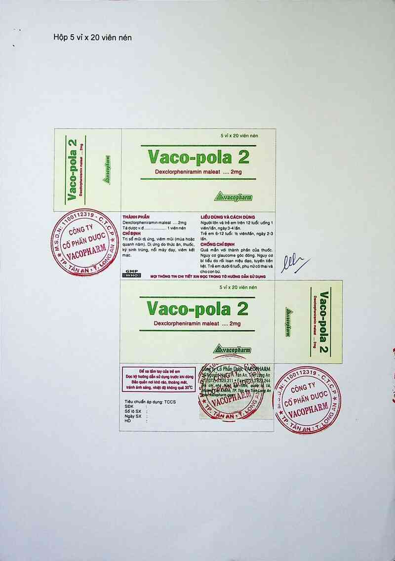 thông tin, cách dùng, giá thuốc Vaco - Pola 2 - ảnh 10