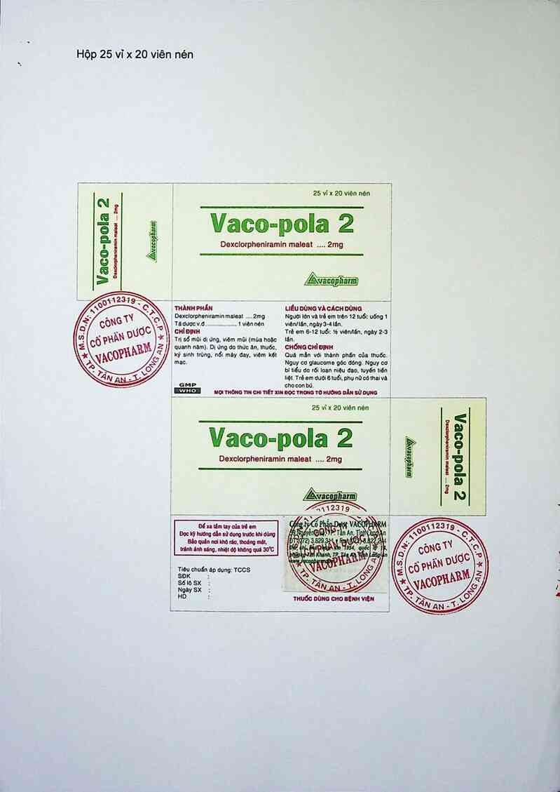 thông tin, cách dùng, giá thuốc Vaco - Pola 2 - ảnh 13