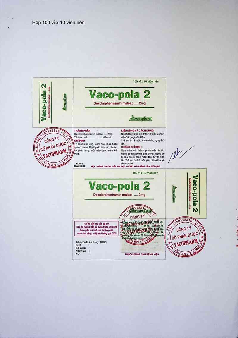 thông tin, cách dùng, giá thuốc Vaco - Pola 2 - ảnh 4