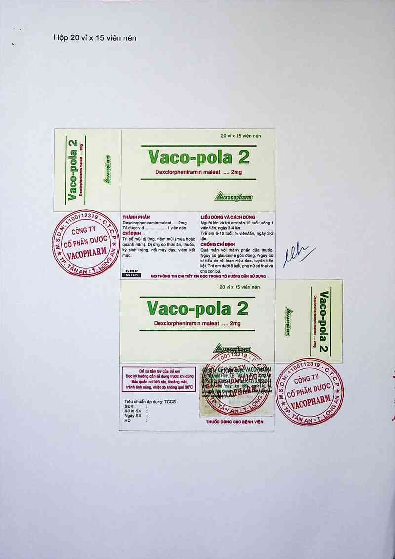 thông tin, cách dùng, giá thuốc Vaco - Pola 2 - ảnh 7